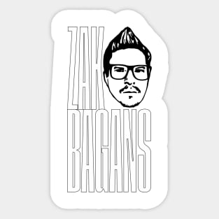 zak bagans Sticker